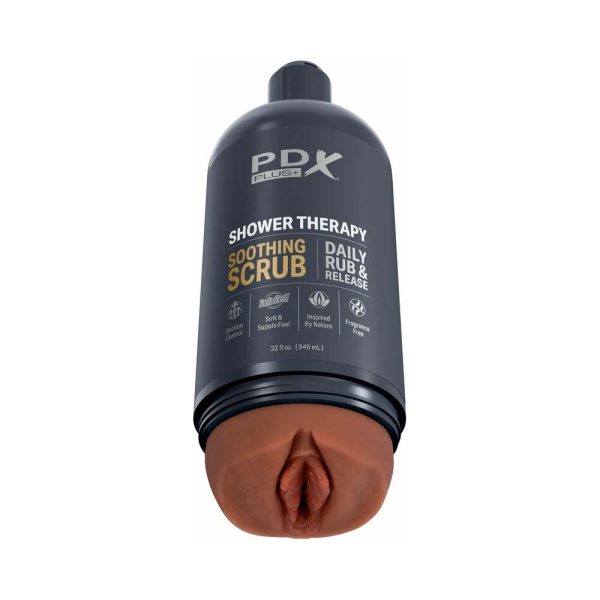 PDX Plus Shower Therapy Soothing Scrub Brown - Image 2
