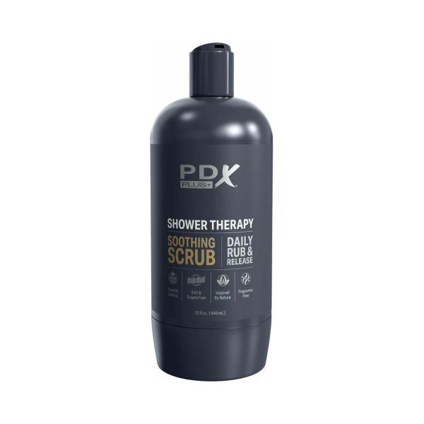 PDX Plus Shower Therapy Soothing Scrub Brown - Image 3