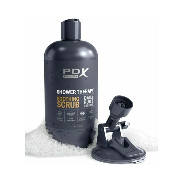 PDX Plus Shower Therapy Soothing Scrub Brown - Image 4