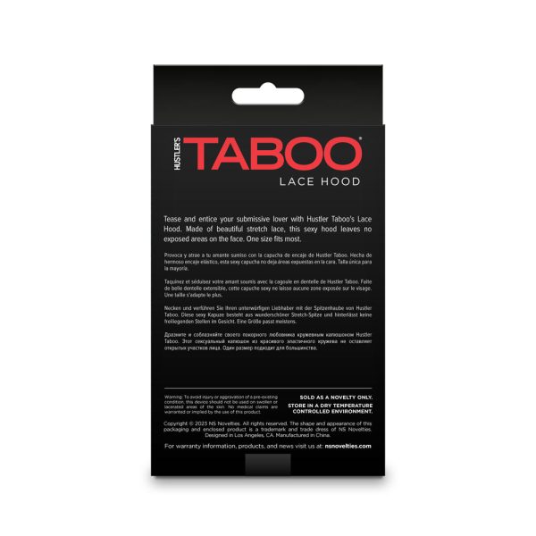 Hustler Taboo Lace Hood Black - Image 3