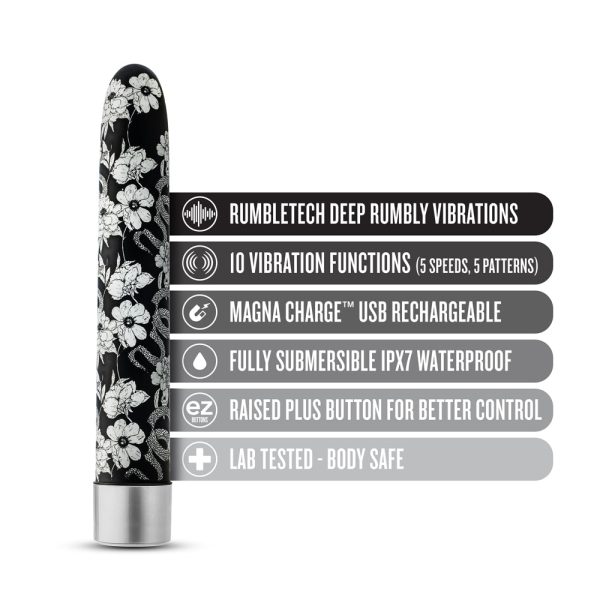 The Collection Eden Limited Edition Rechargeable 7 in. Vibrator Black - Image 6