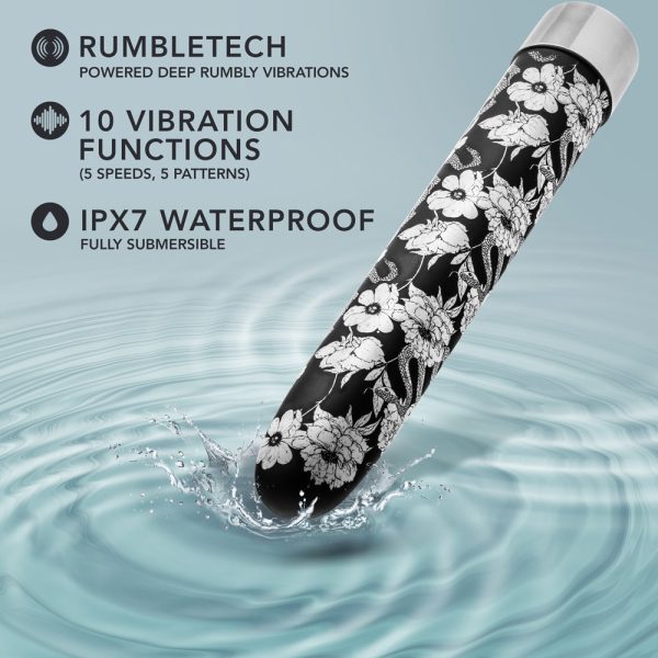 The Collection Eden Limited Edition Rechargeable 7 in. Vibrator Black - Image 8