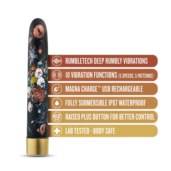 The Collection Bountiful Limited Edition Rechargeable 7 in. Vibrator Flora - Image 6