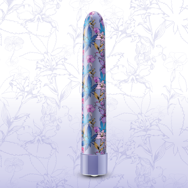 Limited Addiction Floradelic Rechargeable 7 in. Vibrator Purple - Image 6