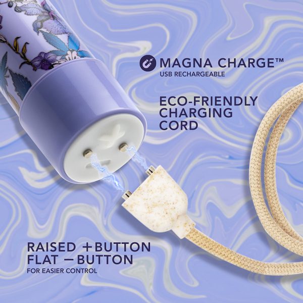 Limited Addiction Floradelic Rechargeable 7 in. Vibrator Purple - Image 8