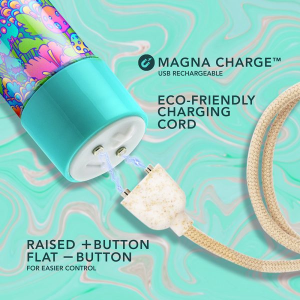 Limited Addiction Utopia Rechargeable 7 in. Vibrator Aqua - Image 8