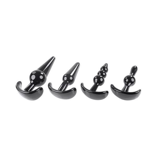 Selopa Intro To Plugs 4-Piece Anal Plug Set Black - Image 6