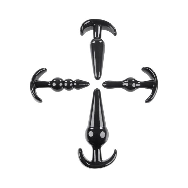 Selopa Intro To Plugs 4-Piece Anal Plug Set Black - Image 7