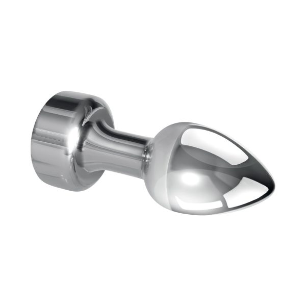 Gender X Rockin'' Metal Plug Mini Rechargeable Vibrating Anal Plug Aluminum Silver - Image 5