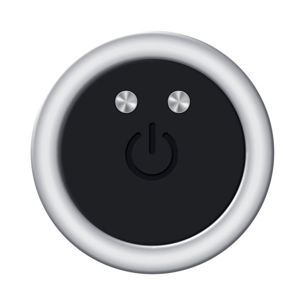 Gender X Rockin'' Metal Plug Mini Rechargeable Vibrating Anal Plug Aluminum Silver - Image 7