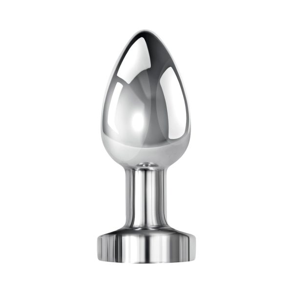 Gender X Rockin'' Metal Plug XL Rechargeable Vibrating Anal Plug Aluminum Silver - Image 2
