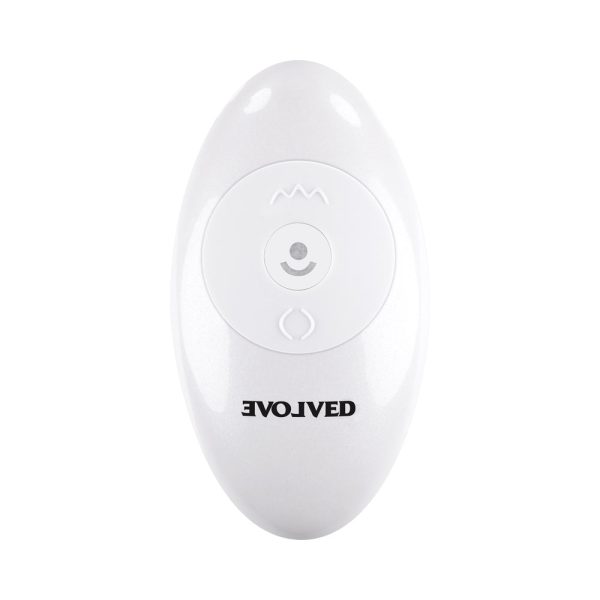 Evolved In Thrust We Trust Rechargeable Silicone Thrusting Vibrating Dildo with Remote Light - Image 8