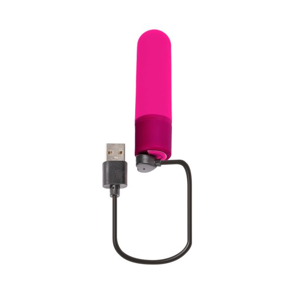 Selopa Tiny Temptation Rechargeable Silicone Bullet Vibrator Pink - Image 5