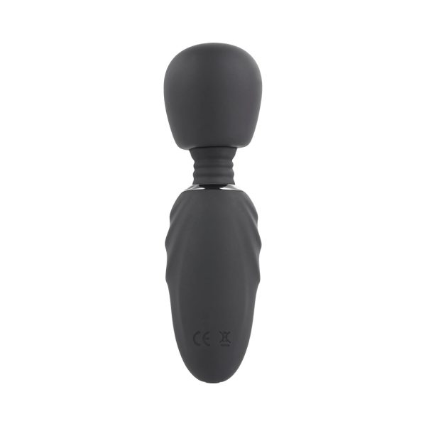 Selopa Buzz One Out Rechargeable Silicone Mini Wand Vibrator Black - Image 3