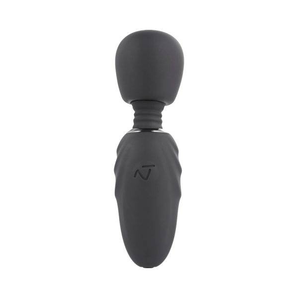 Selopa Buzz One Out Rechargeable Silicone Mini Wand Vibrator Black - Image 5