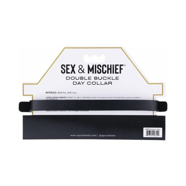 Sportsheets Sex & Mischief Double Buckle Day Collar - Image 9