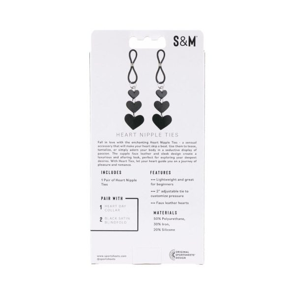 Sportsheets Sex & Mischief Heart Nipple Ties - Image 7