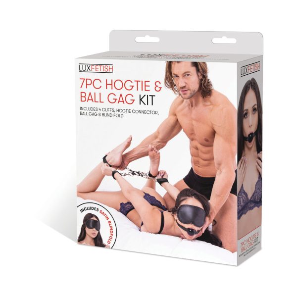 Lux Fetish Hogtie & Ball Gag 7-Piece Kit - Image 9