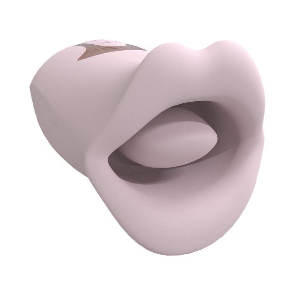 LoveLine Kiss 10 Speed Suction and Vibrating Mouth Silicone Rechargeable Waterproof Pink - Image 3