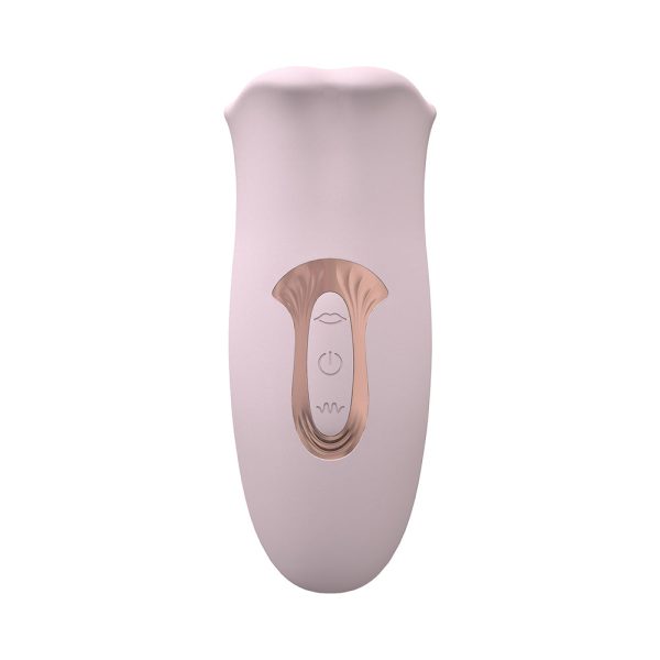 LoveLine Kiss 10 Speed Suction and Vibrating Mouth Silicone Rechargeable Waterproof Pink - Image 4
