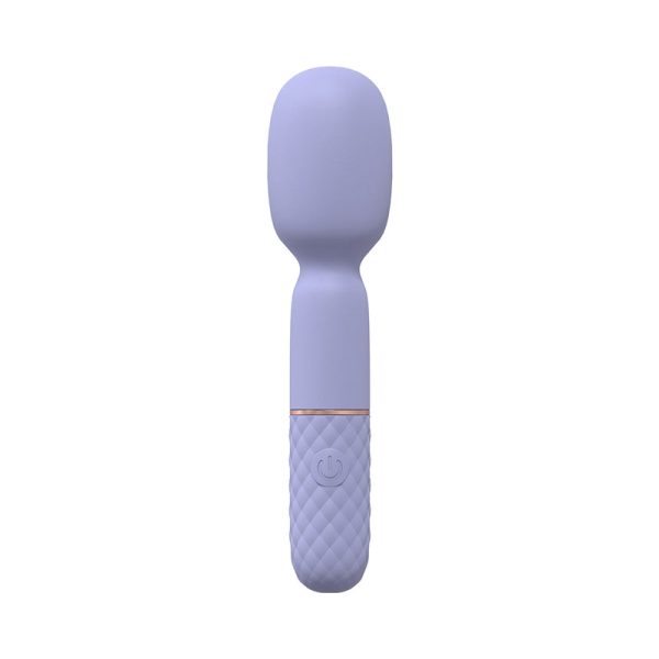 LoveLine Bella 10 Speed Vibrating Mini-Wand Silicone Rechargeable Waterproof Lavender - Image 2