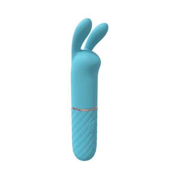 LoveLine Dona 10 Speed Vibrating Mini-Rabbit Silicone Rechargeable Waterproof Blue - Image 2