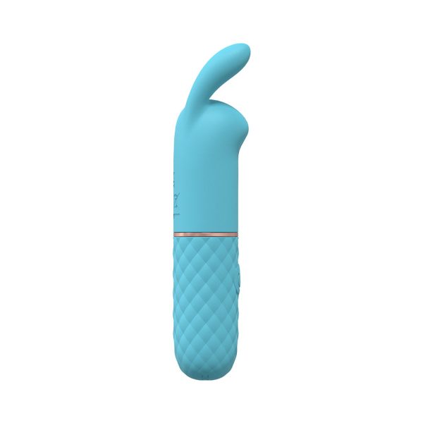 LoveLine Dona 10 Speed Vibrating Mini-Rabbit Silicone Rechargeable Waterproof Blue - Image 3