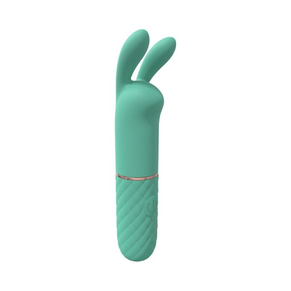 LoveLine Dona 10 Speed Vibrating Mini-Rabbit Silicone Rechargeable Waterproof Green - Image 2
