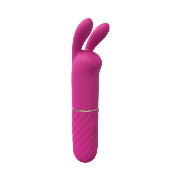 LoveLine Dona 10 Speed Vibrating Mini-Rabbit Silicone Rechargeable Waterproof Pink - Image 2