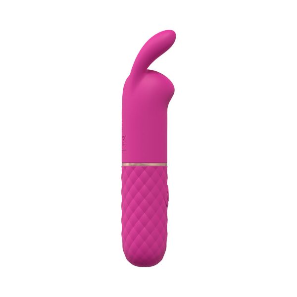 LoveLine Dona 10 Speed Vibrating Mini-Rabbit Silicone Rechargeable Waterproof Pink - Image 3