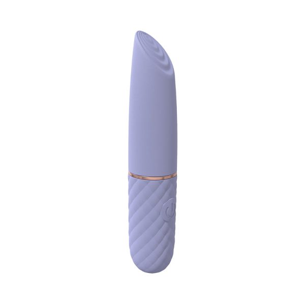 LoveLine Beso 10 Speed Vibrating Mini-Lipstick Silicone Rechargeable Waterproof Lavender - Image 2