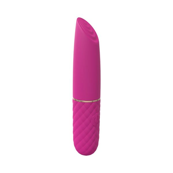 LoveLine Beso 10 Speed Vibrating Mini-Lipstick Silicone Rechargeable Waterproof Pink - Image 2