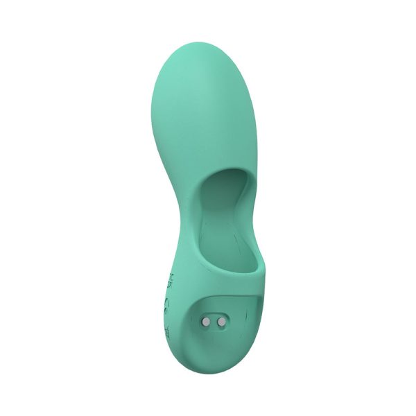 LoveLine Joy 10 Speed Finger Vibe Silicone Rechargeable Waterproof Green - Image 2