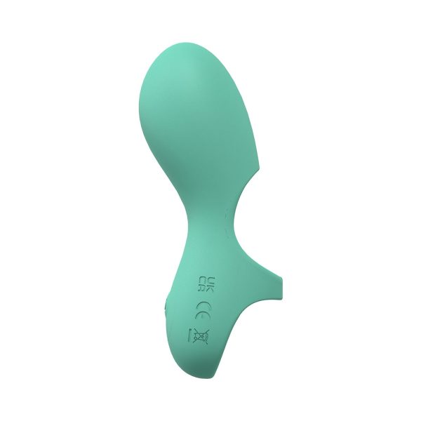 LoveLine Joy 10 Speed Finger Vibe Silicone Rechargeable Waterproof Green - Image 3