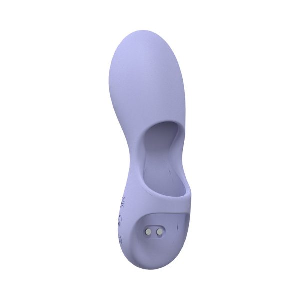 LoveLine Joy 10 Speed Finger Vibe Silicone Rechargeable Waterproof Lavender - Image 2