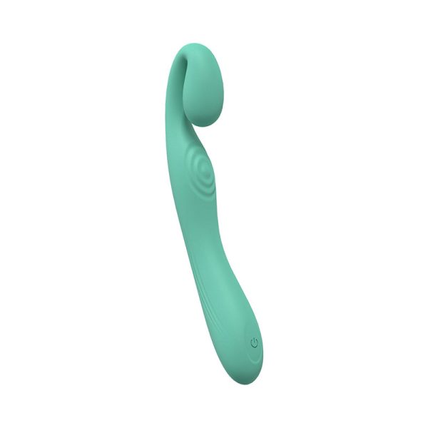 LoveLine Obsession 10 Speed Dual Motor Vibe Sealed Silicone Rechargeable Submersible Green - Image 2