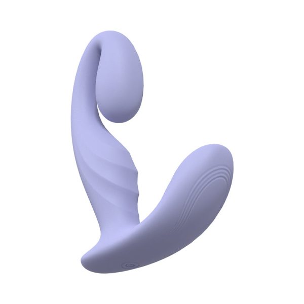 LoveLine Bliss 10 Speed Dual Motor Vibe Sealed Silicone Rechargeable Submersible Lavender - Image 2