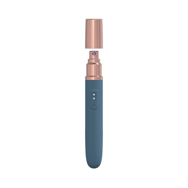 LoveLine The Traveler 10 Speed Travel Vibe Silicone Rechargeable Waterproof Blue/Grey - Image 2