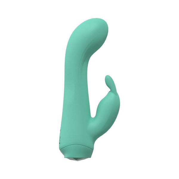 LoveLine Enchanted Dual Motor 10 Speed Rabbit Silicone Rechargeable Waterproof Green - Image 2