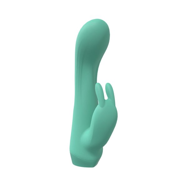LoveLine Enchanted Dual Motor 10 Speed Rabbit Silicone Rechargeable Waterproof Green - Image 3