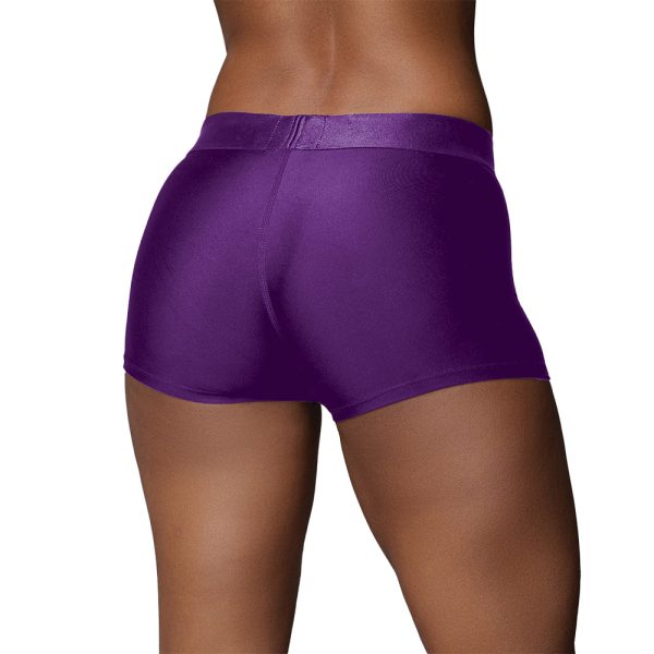 Ouch! Vibrating Strap-on Boxer Purple M/L - Image 3