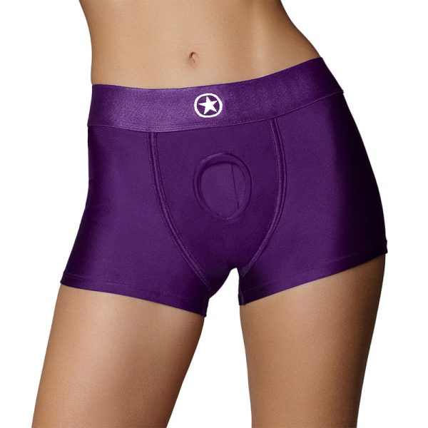 Ouch! Vibrating Strap-on Boxer Purple XS/S - Image 2