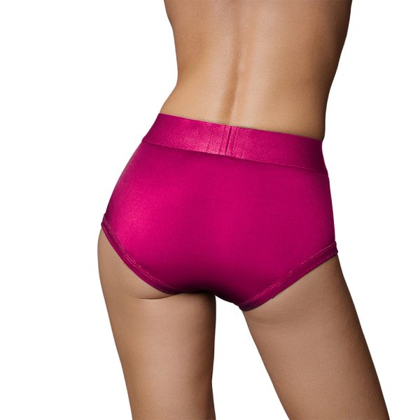 Ouch! Vibrating Strap-on Brief Pink XS/S - Image 3