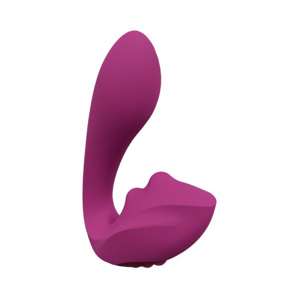 VIVE YUKI Rechargeable Dual Motor G-Spot Vibrator with Massaging Beads Pink - Image 4