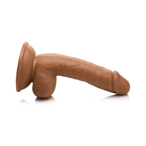 Jock Soccer Sam 7 in. Dildo with Balls Dark - Image 4