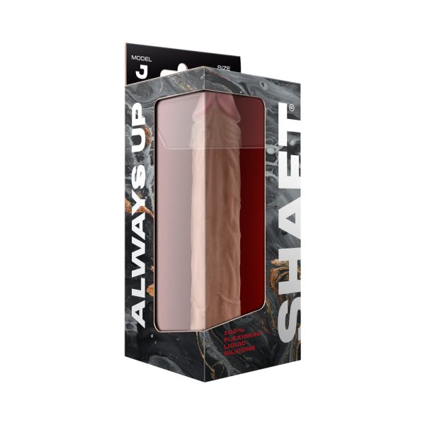 Shaft Model J: 9.5 in. Dual Density Silicone Dildo Pine - Image 6