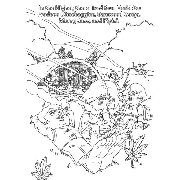 The Lord of the Smoke Rings Coloring Book - Image 2