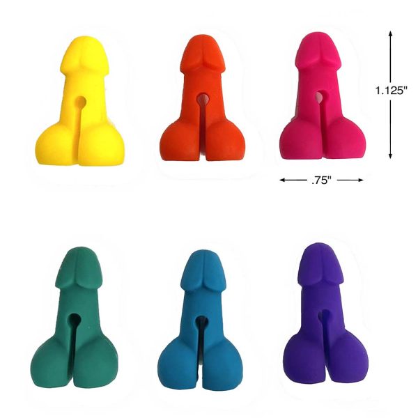 Super Fun Penis Drink Markers 6-Piece Set - Image 2