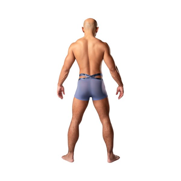 Male Power Infinite Comfort Amplifying Strappy Pouch Short Periwinkle XL - Image 2