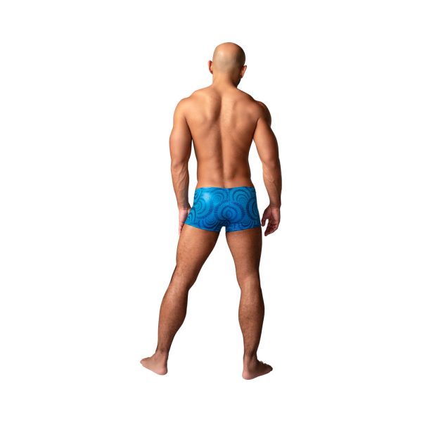 Male Power KaleiDickscope Mini Short Sky Blue L - Image 2